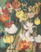 Maurice Prendergast Spring Flowers oil on canvas